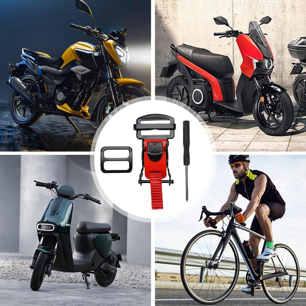 Mcnkoow Motorradhelm Schnellverschluss, Schnellverschluss-Helm-Schnalle, Motorradhelm-Schnellverschluss