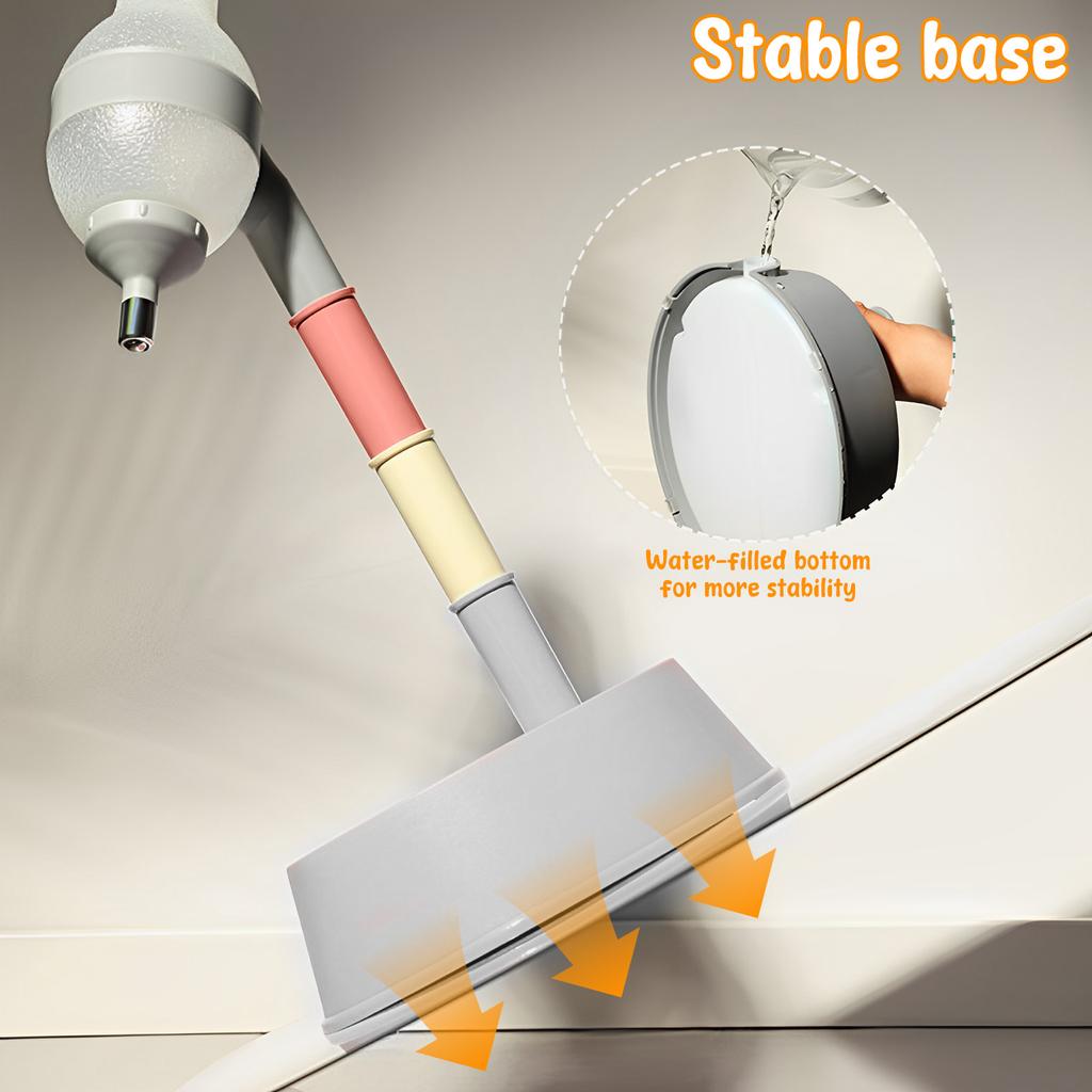 Standing Pet Water Dispenser Adjustable Dog Water Dispenser with Bowl Stable Cat Water Bottle Dispenser Easy to Install Non Slip