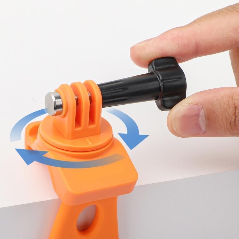 Flexible Camera Mount 180°Tilt 360°Rotation Quick Release Silicone Clamp for Sports Bike Motorcycles Fishing Poles