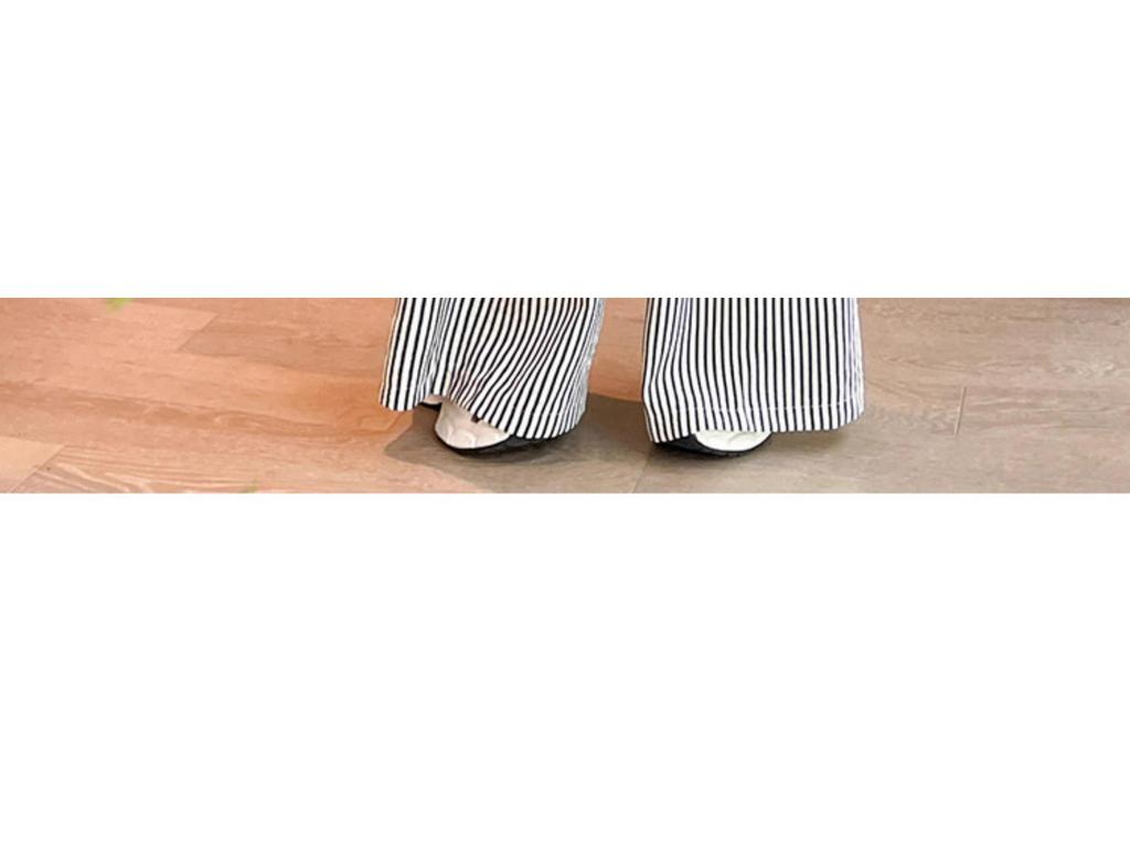 Women's Retro Striped Wide-Leg High-Waist Suit Pants - Spring 2026 Collection