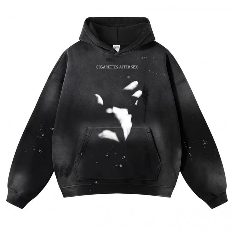 Unisex Streetwear Oversized Graphic Hoodie With 3D Print Thickened Cotton Blend Loose Fit Daily Wear