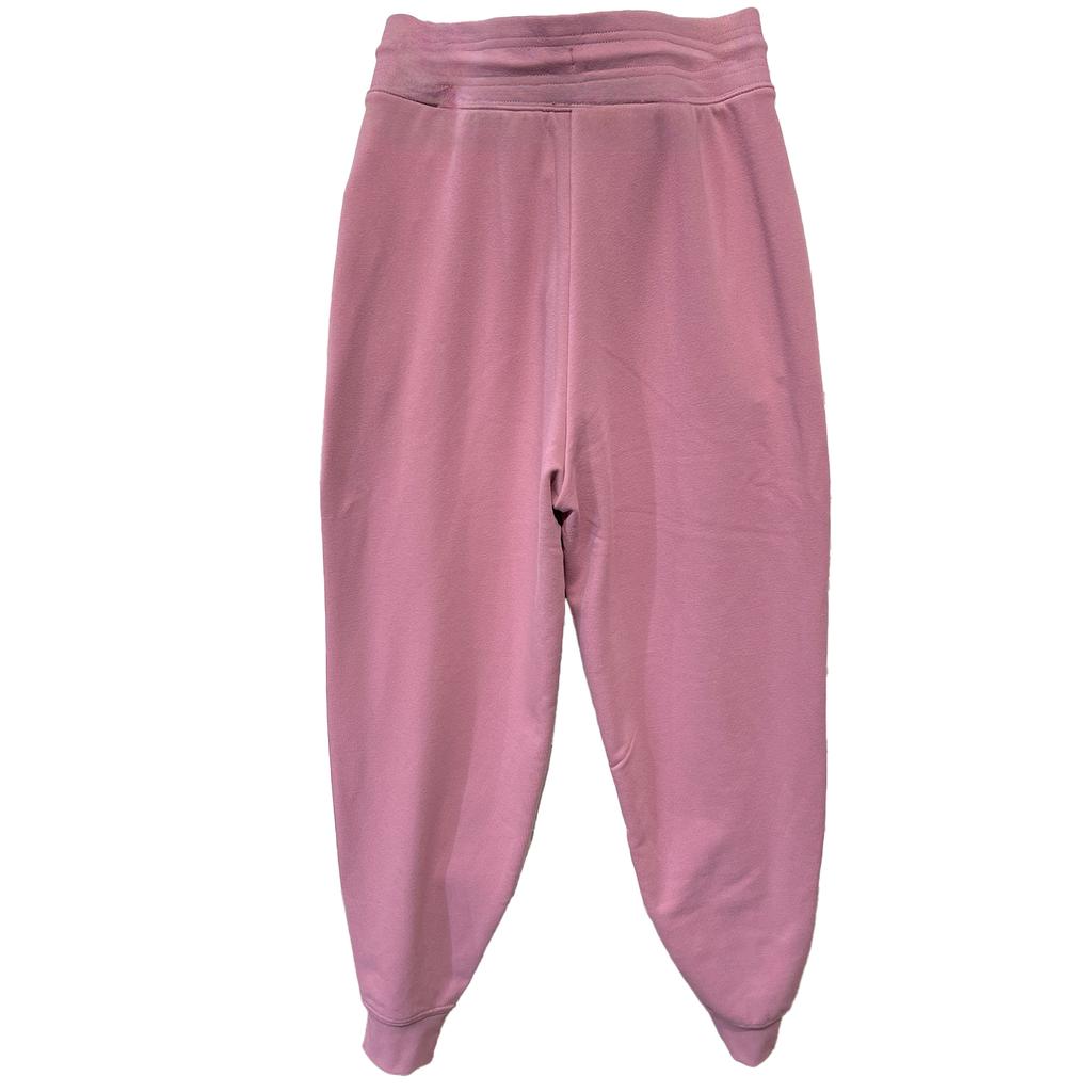 Nike Solid Color Comfortable Lace-Up Knitted Sports Pants Women Bottoms Pink FB5435-699