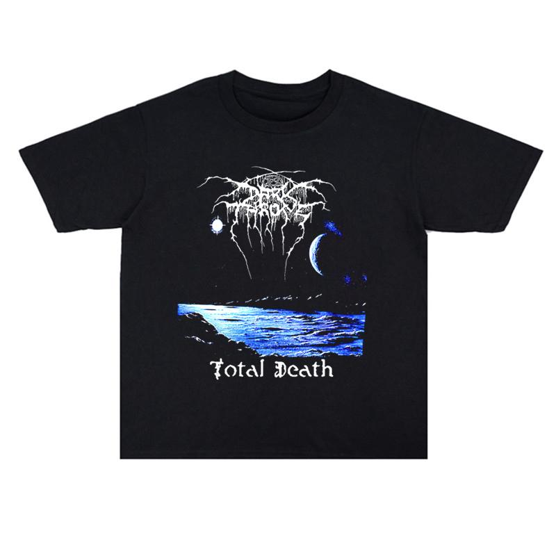 2025 Black Metal Darkthrone Dark Throne Printed Cotton Men's and Women's T-shirts High Quality Short Sleeve Men's Tee