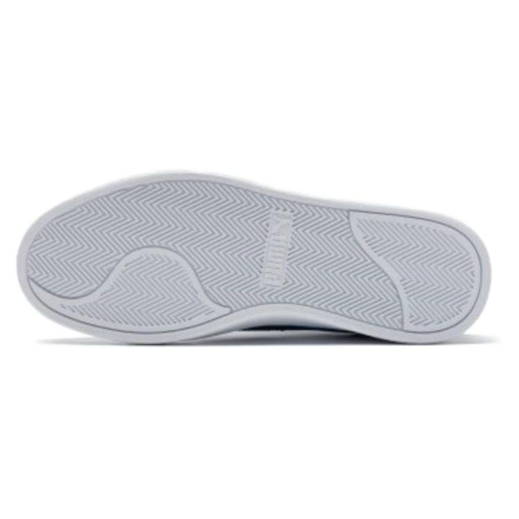 Puma Shuffle Simple Comfortable Breathable Low-Top Sneakers Unisex Sneakers White Blue 309668-32
