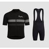 Maßgeschneidertes Radtrikot-Set Kurzarm-Oberteil Shorts Fahren Atmungsaktiv Feuchtigkeitstransportierend Unisex