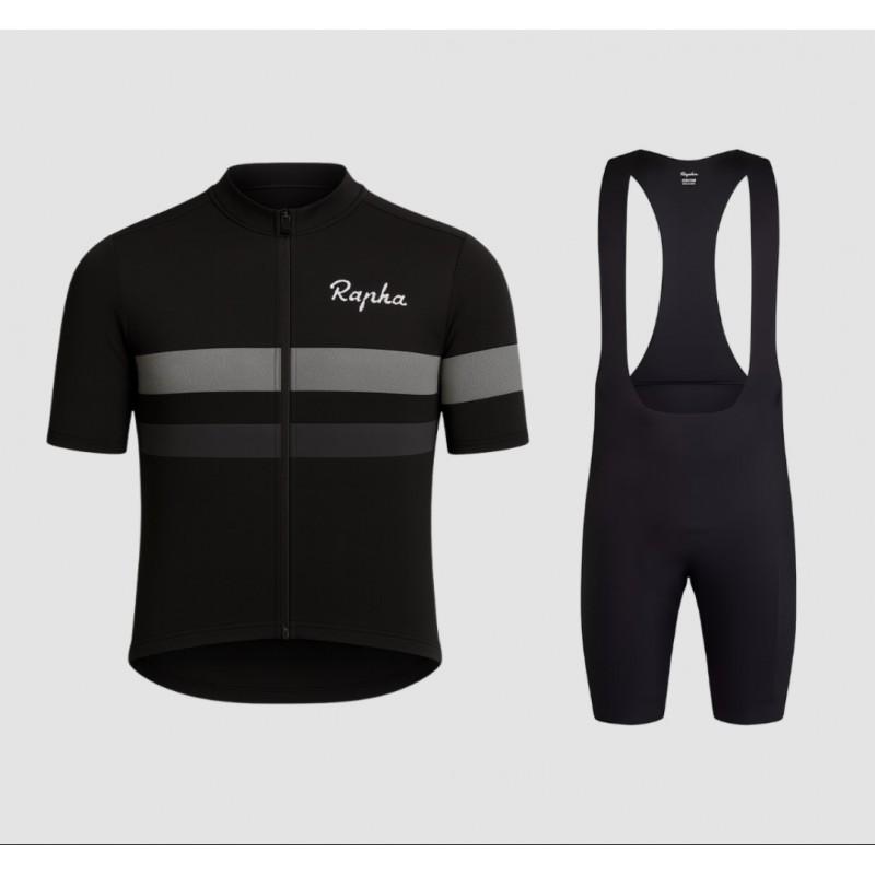 Maßgeschneidertes Radtrikot-Set Kurzarm-Oberteil Shorts Fahren Atmungsaktiv Feuchtigkeitstransportierend Unisex
