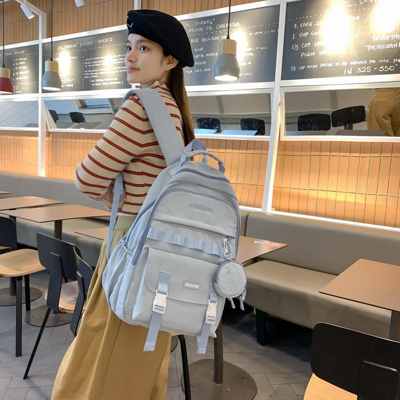 Módní batoh ve velkém japonském stylu pro studentky - Lehká školní a cestovní taška