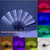 Rose Lace Edge LED Folding Fan - Wedding Gift & Dance Prop