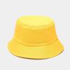 Bucket Hat Women's Simple Solid Color Cotton Foldable Basin Hat Men's Outdoor Sunscreen Sun Hat Casual Sun Hat