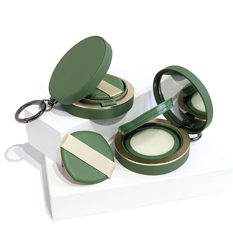 1Pcs Empty Air Cushion Puff Box – Portable Cosmetic Case with Powder Sponge and Mirror for BB Cream and Foundation