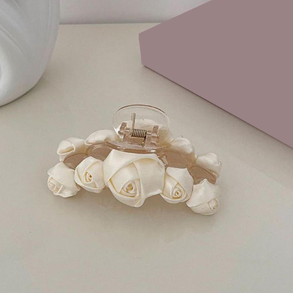Hair Barrette Attractive All Match Ultralight Hair Clip Women Rose Flower Hair Claw Headwear Gift Women Hairpin for Girl