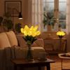 15PCS/Pack Plastic Tulips Night Lamp With Soft Yellow Light Home Party Decoration Lights Perfect For Mood Lighting