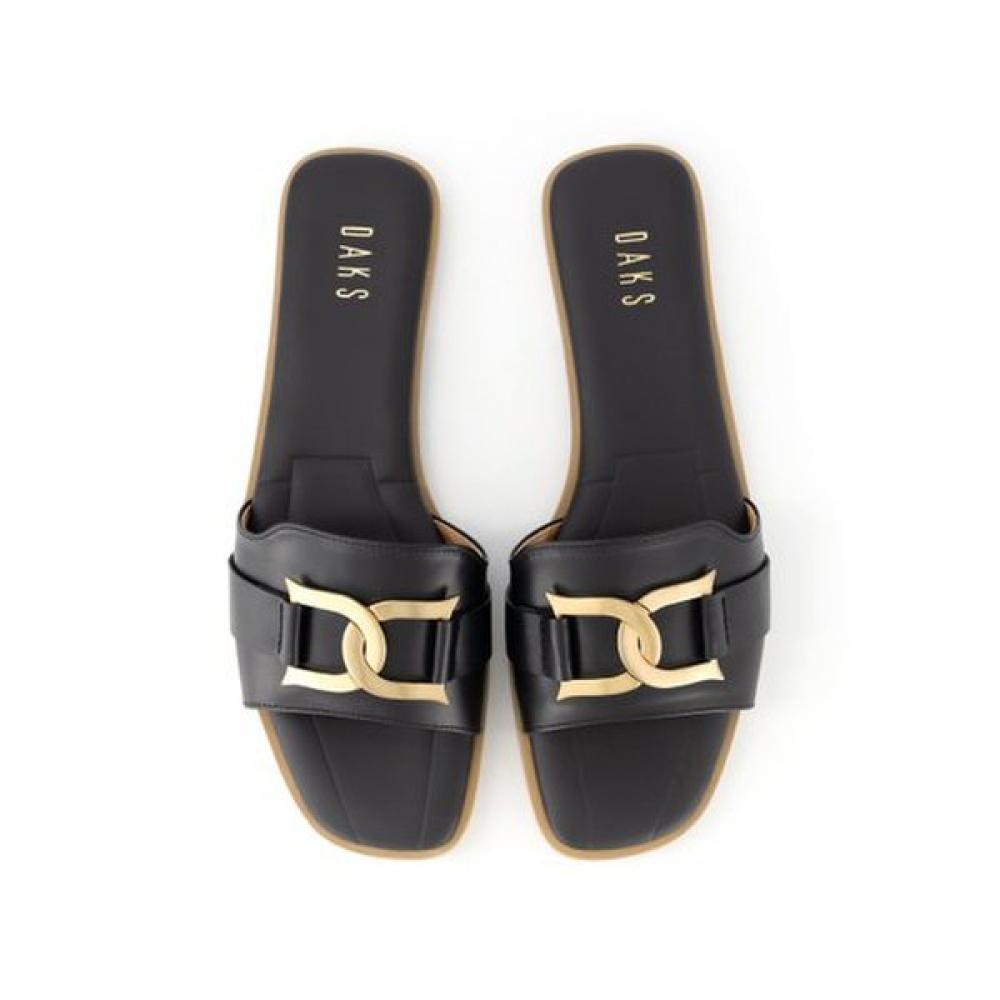 DakS Women S 2cm Dagger Decoration Slip Mule Sandal Dld209ko17 Black 