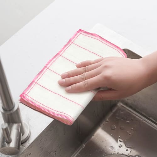 Spültücher, Mulltücher, Küchentücher, Dicke Baumwoll-Spültücher, Superabsorbierende Küchentücher, Spüllappen, Moskitonetzstoff, Ideal zum Reinigen