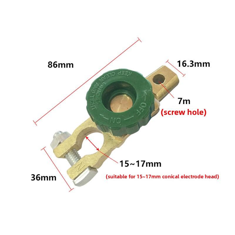 Car Battery Disconnect Switch, Battery Terminal Connector, Multi-Purpose Battery Disconnect Switch for Cars & Trucks