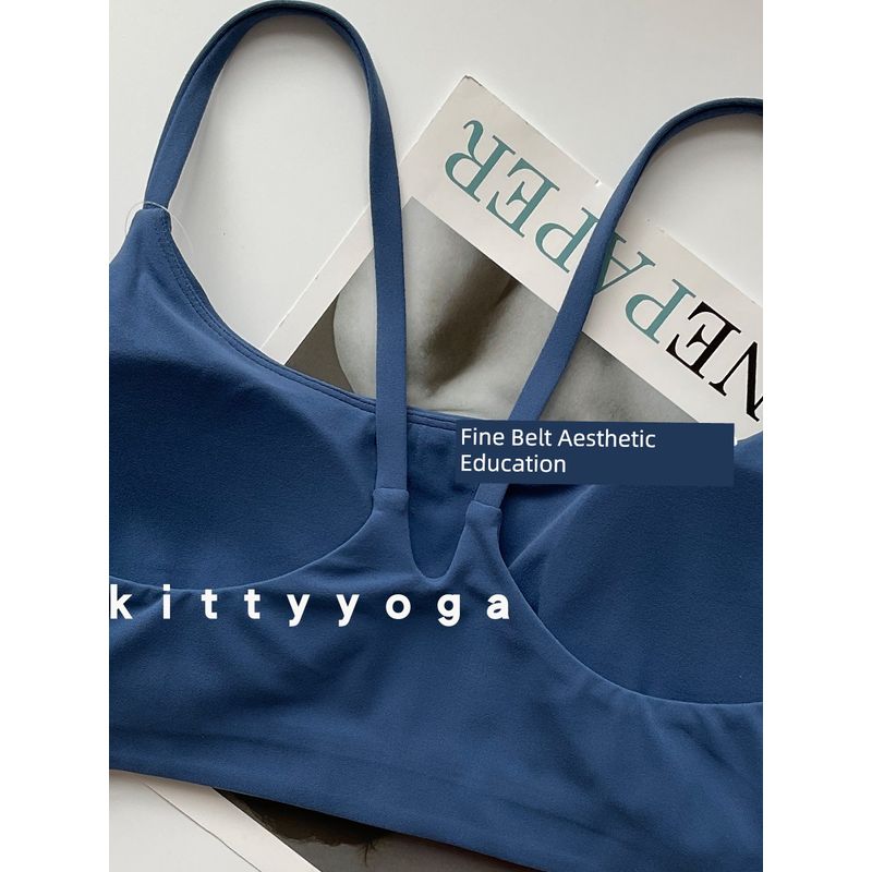 New Arrival Sports Spaghetti Strap Women's Summer Slim Looking Yoga Vest