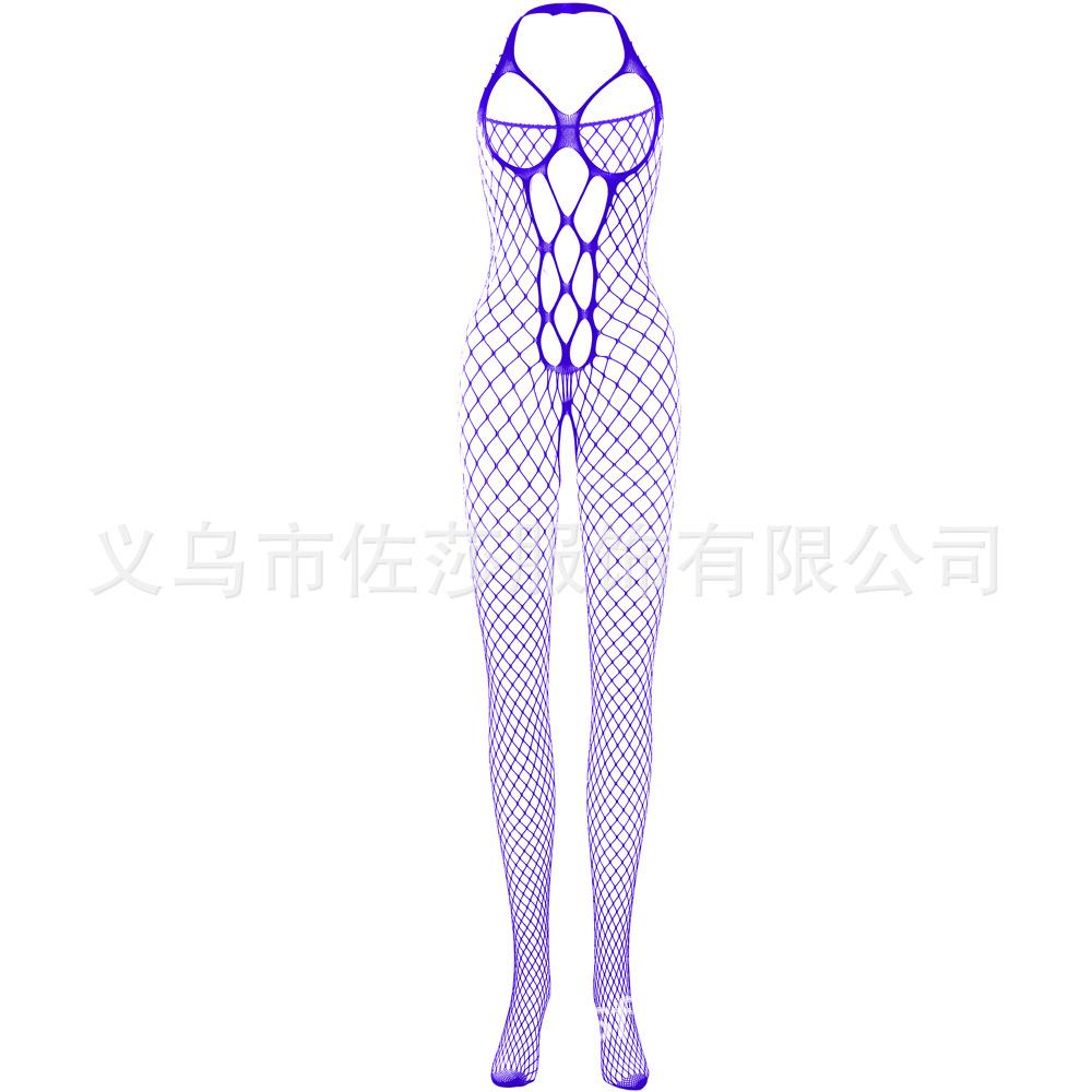 Sexy underwear Sexy mesh coat Hollow neck leakage