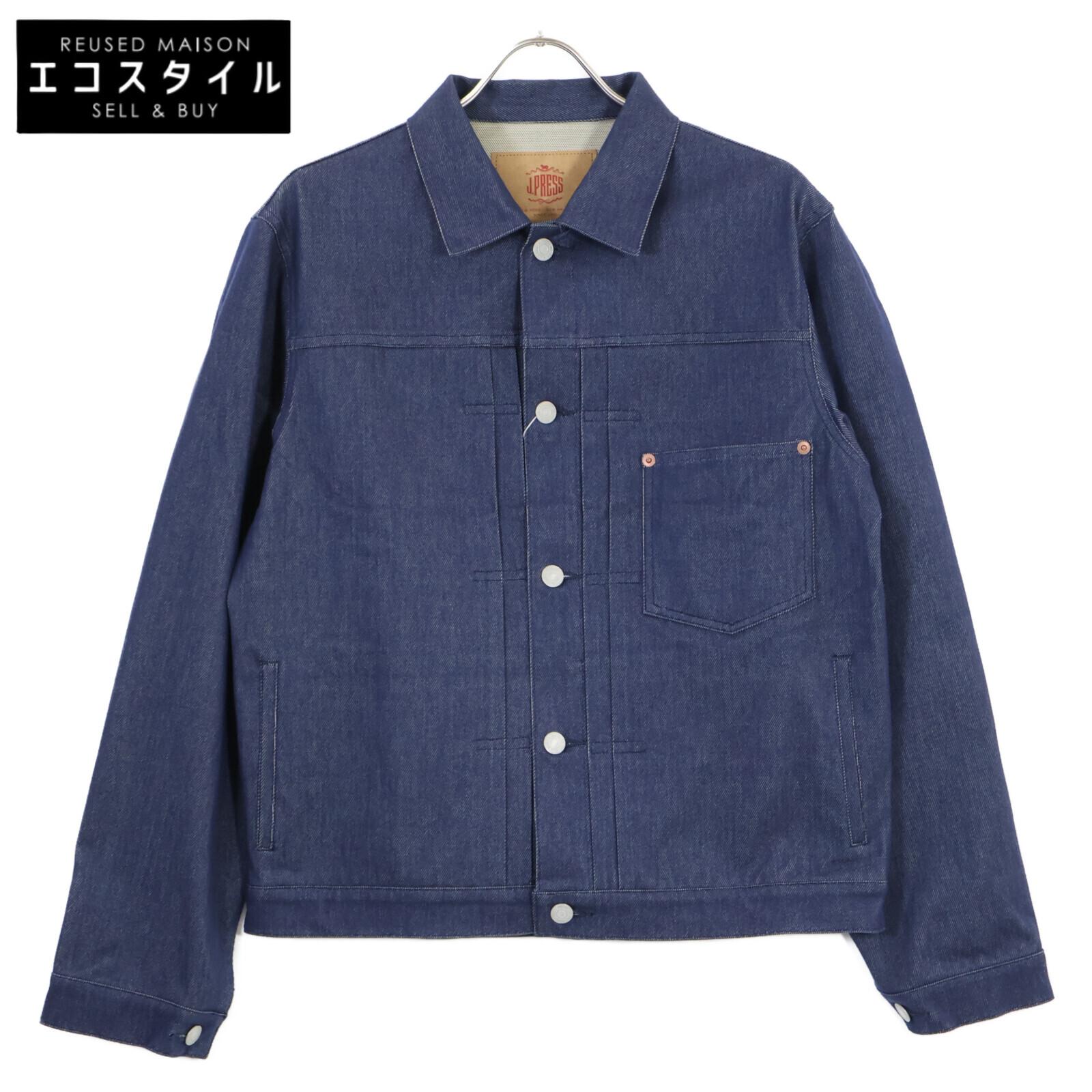 

J.PRESS KANEMASA JERSEY Jersey Tracker Denim Jacket Jacket L NavyUsed