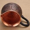 Vintage Kupfer Mini Kaffeetasse, Camping Wasserbecher Handgefertigt Hämmertextur Griff Saftbecher Haushaltsgebrauch Trinkbecher 200ml Teetasse