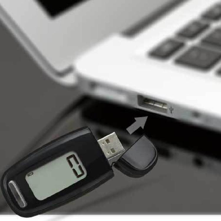 Walking 3D Pedometer Outdoor Small Digital Pedometer Accurate Fitness Trackers USB Rechargeable Accurate Step Counter