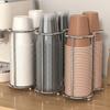 Rust-Proof Disposables Cups Picker Stainless Steel Paper Cup Organizer Cup Storage Rack  Household
