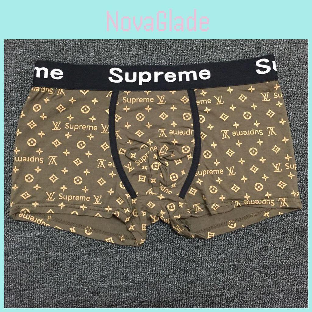 Módní Pánské Prémiové Bavlněné Boxerky s Elastickým Pasem Sexy Kalhotky