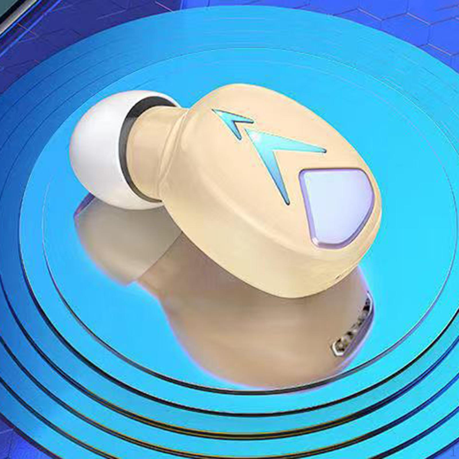 

Earbuds with Microphone Stereo in Ear Noise Reduction Earphones Headset Champaign Gold