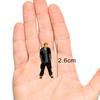 1/64 People Figure Mini Figurine Train Park Street Figures Gentleman Hand