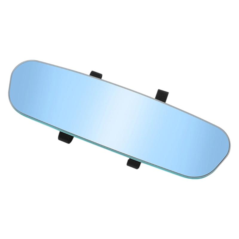 Automotive Frameless Interior Mirror with Wide Angle Curved Surfaces & Scratch Resistant Glass Coating for Vehicles