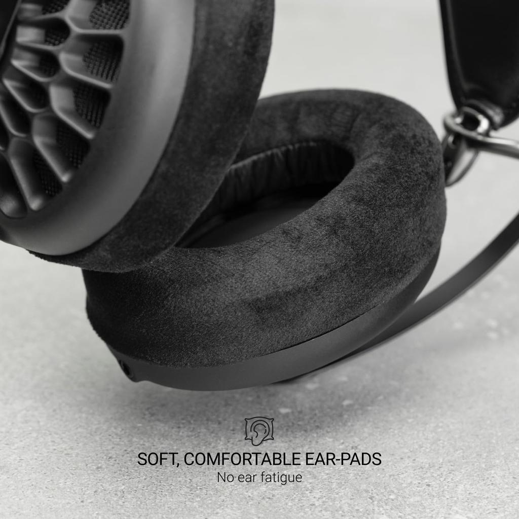 MEZE AUDIO 105 AER Kabelová lehká audiofilská otevřená sluchátka 50mm dynamický měnič nízká impedance 42 ohmů Kabel a přepravní pouzdro součástí balení