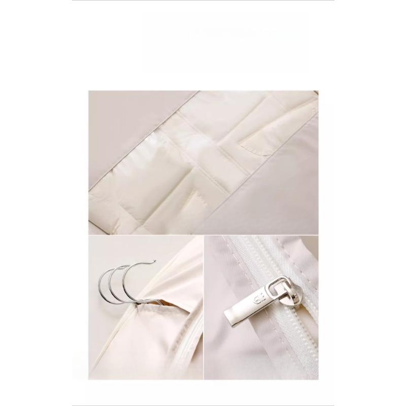 Compression Storage Bag Clothes Dustproof Cover for Closet Hanging Garment Protector with Zipper Reusable Wardrobe Accessories