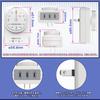 Outlet Timer, Countdown Type, 3:40 (5-minute Increments), Direct Plug-in Type, White, Power Timer, Single OnOff Timer, Power OnOff, Security,
