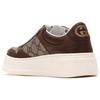 Leather Gg Sneaker 'Light Brown' Women's 670408-UPGA0-2348