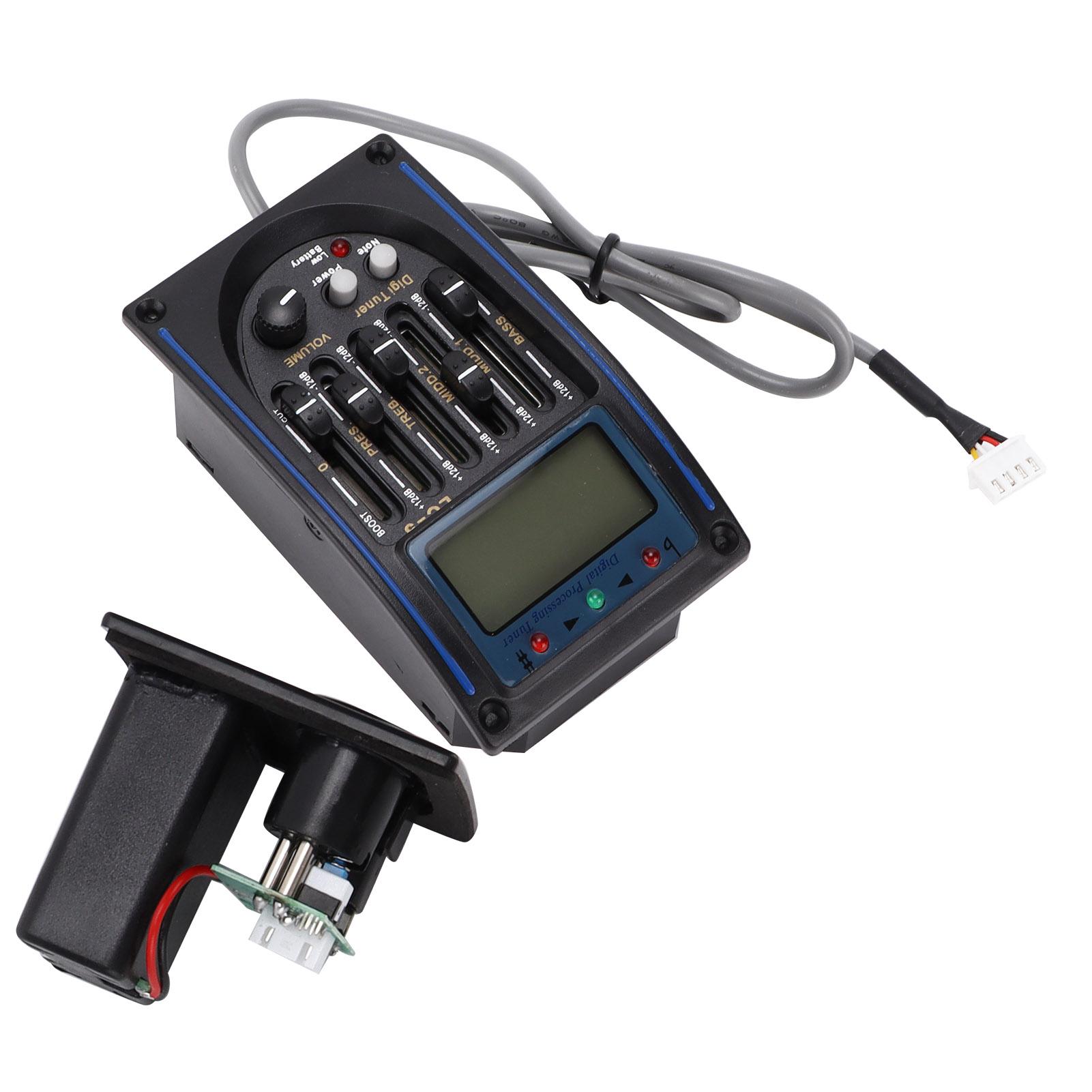 Guitar Tuner Digital Processing with LCD Portable ABS Musical Instrument Accessories