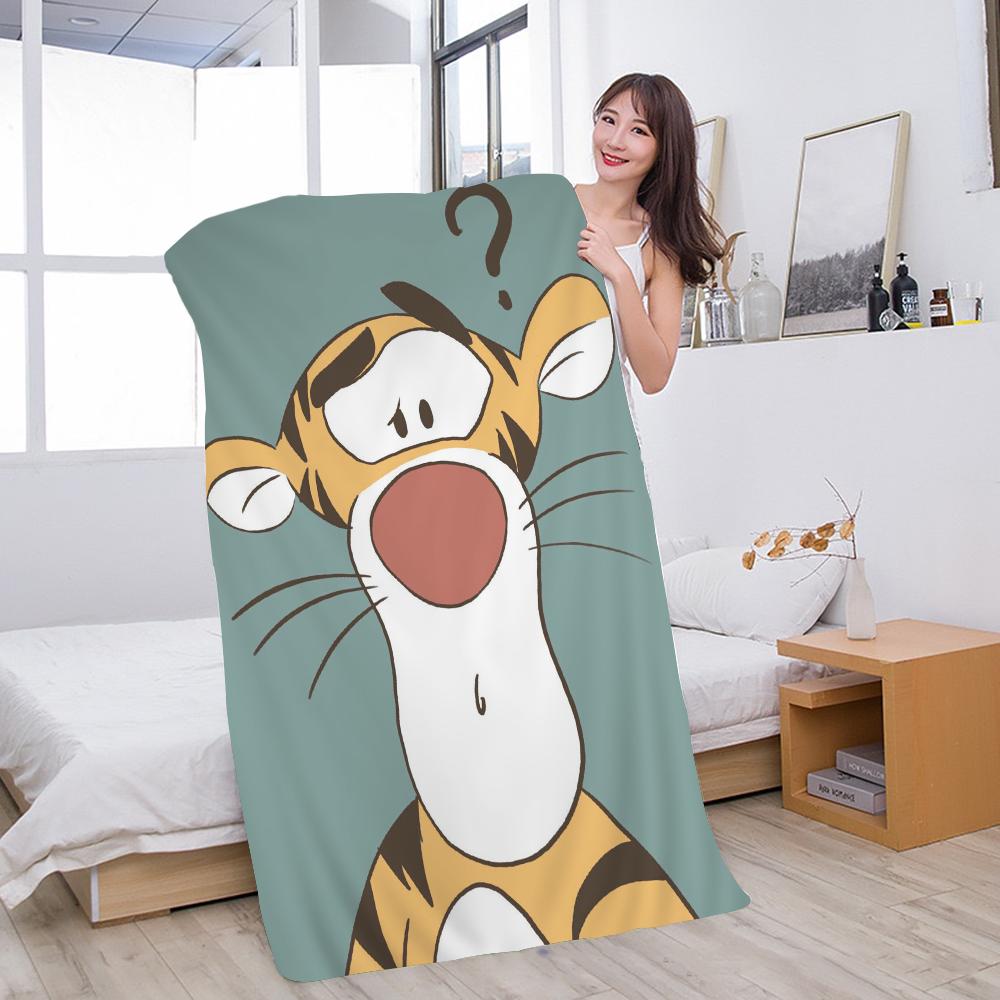 Tigger Anime Movie Beach Towels Shower Towel Sauna Travel Spa Microfiber Quick Dry Gym Accessories Cute Room Decor