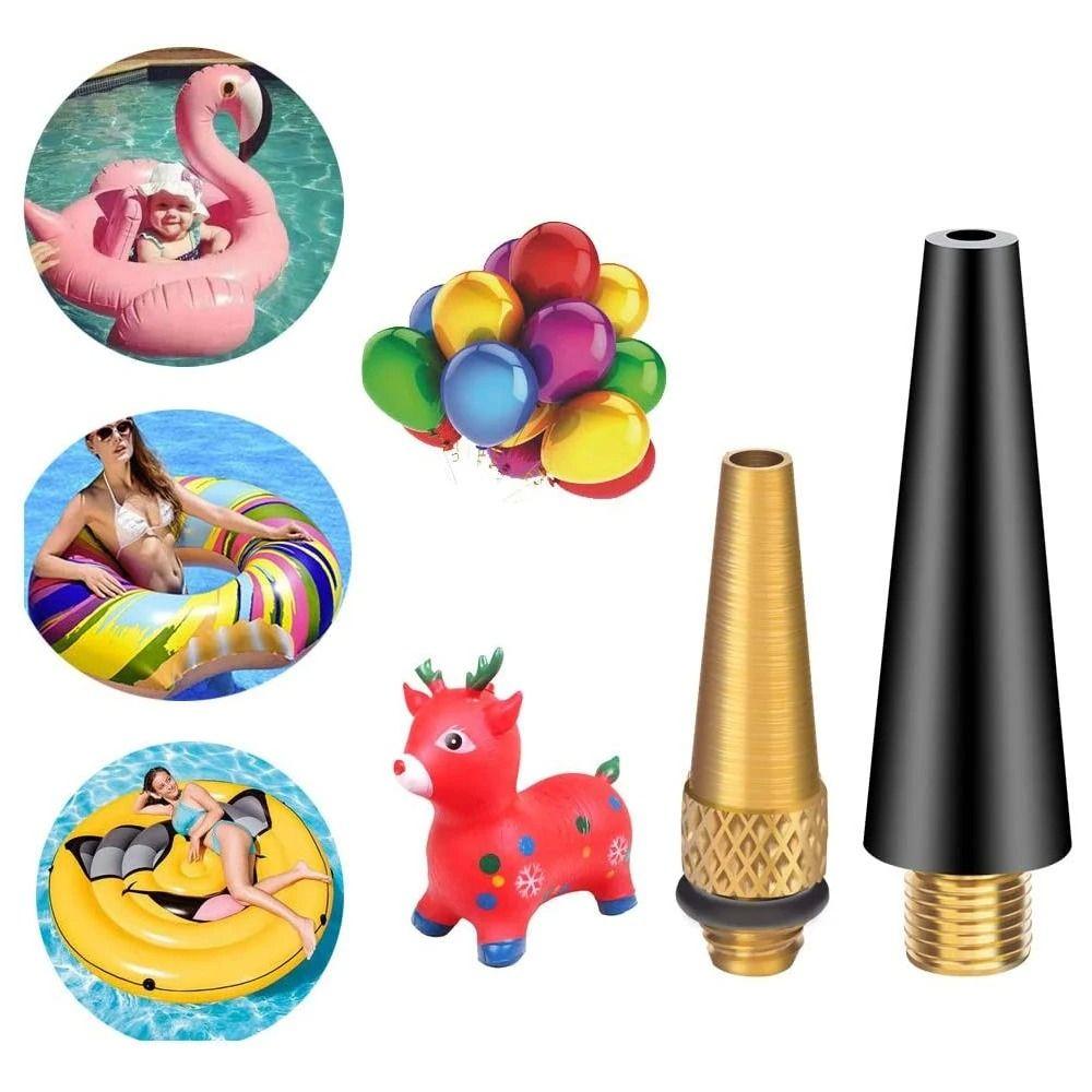 Air Nozzle Presta Schrader Valve Pump Needle Valve Adapter Tools  Gym Balloon