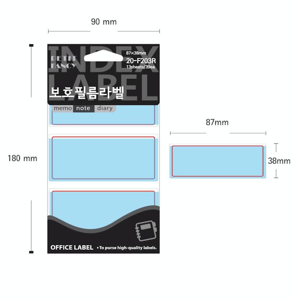 Petit Fancy Koruyucu Film İndeks Etiket Çıkartmaları (Her Birinden 10'ar adet) İndeks Etiketi / Kategori Etiketi / Ofis Etiketi / Etiket Çıkartmaları / İşaretleme Araçları - 42 Seçenek