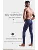 Herren Thermoleggings mit mittlerer Taille - Slim Fit, Unifarbe, Herbst/Winter-Kollektion