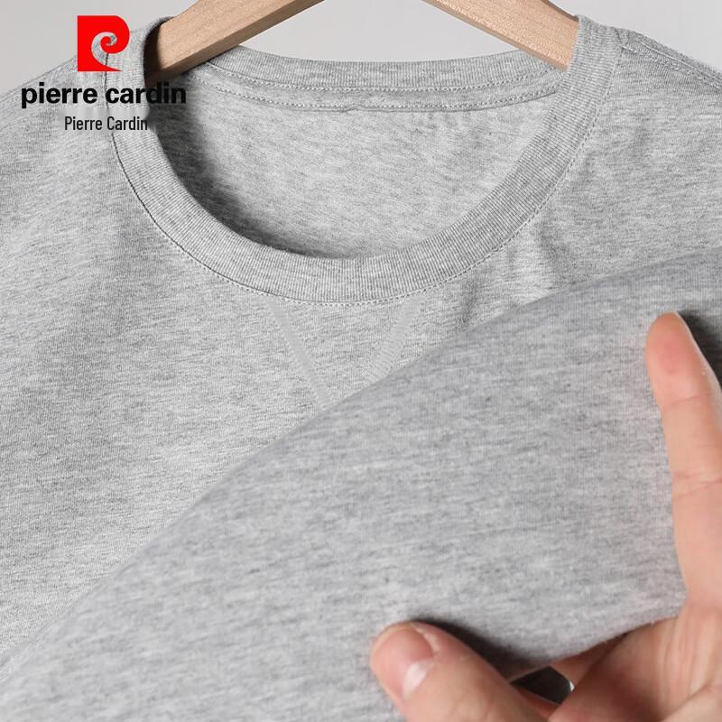 Pierre Cardin Men's 100% Cotton Short Sleeve Round Neck T-Shirt