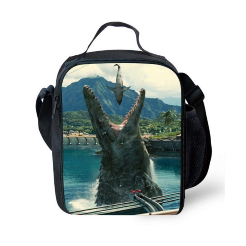 Jurassic Park Dinosaur 3d Lunch Bag For Kids With Tyrannosaurus Rex Print