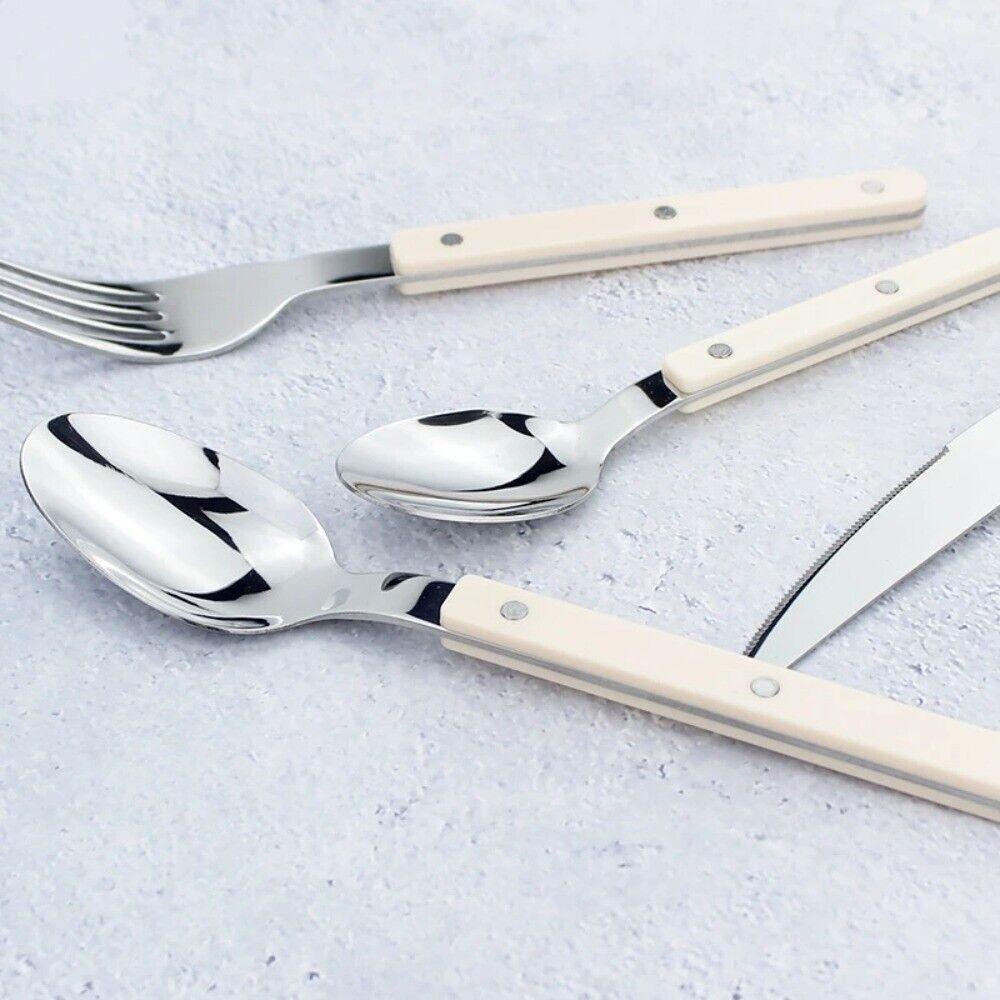 High-quality Dessert Spoon Kitchen Utensils Cutlery Set Portable Dessert Fork