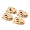 4Pcs RC Knuckle Cover Brass High Strength Rust Resistant RC Axle Gear Cover for FMS 1 24 FCX24 RC Crawler Gold