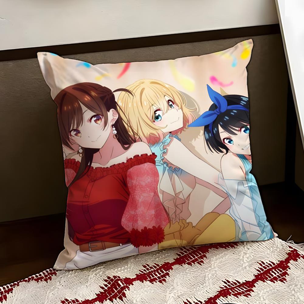OOkarishimasu Anime Cushion Cover Reversible Soft Durable Pillow Cover Home  Car MultiScene Use for Daily Comfort