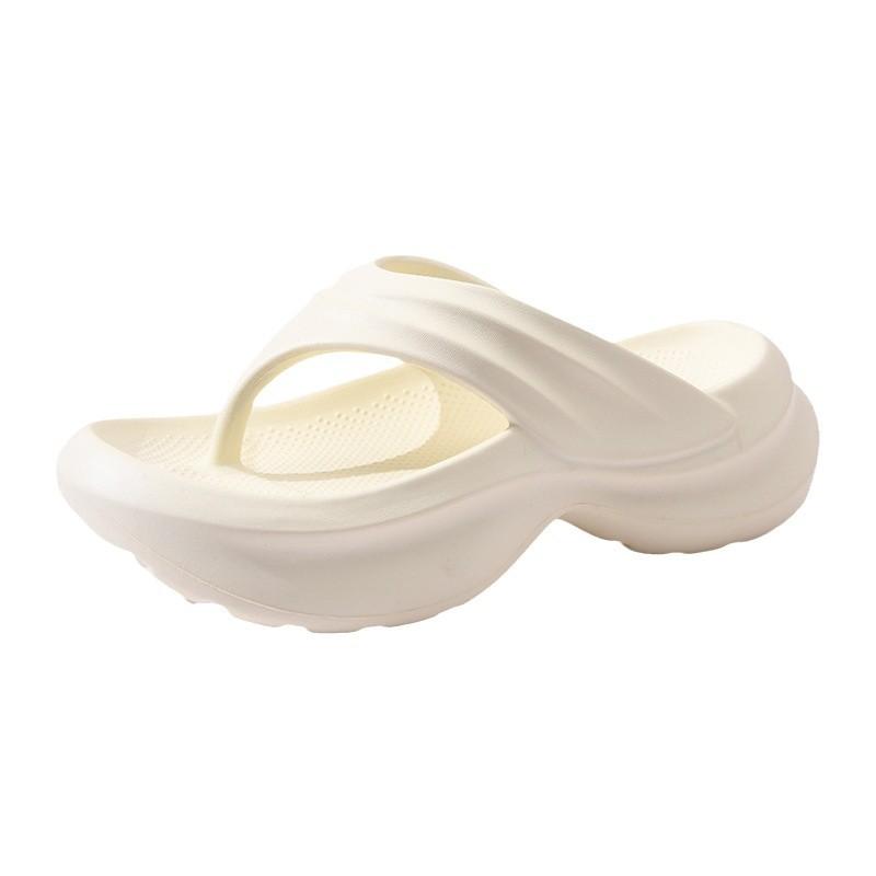 Thick Bottom Heightening Flip-flops Women's Summer Outer Wear Eva Home Indoor Outdoor Beach Cool Slippers
