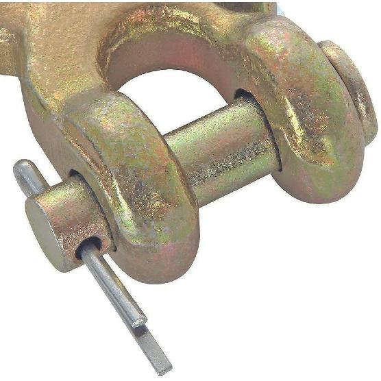 5/16 inch Clevis Slip Hook with Safety Latch, 5/16 g70 Chain Hook, 5/16 Safety Hook with Latch Forged G70 18,000 Lb Capacity for Trailer Truck