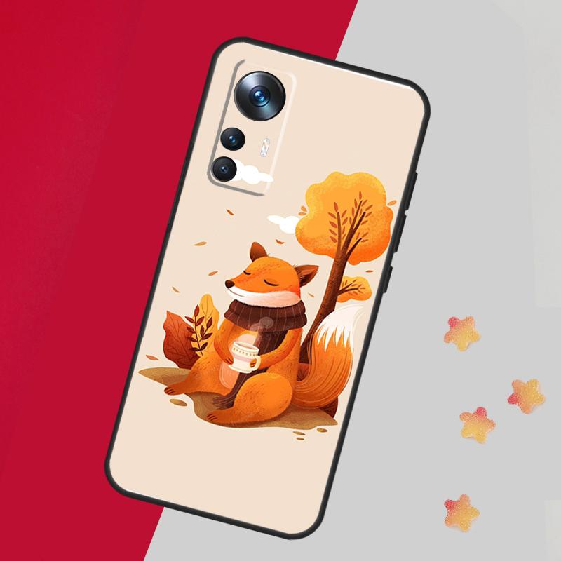 Autumn Leaves Fall Fox Case For Xiaomi 14T 11T 12T 13T 15 Pro 13 14 Ultra Cover For POCO F7 F5 F6 X3 X5 X6 X7 Pro