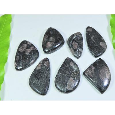 326Cts. Natural Ruby Fall Fancy Cabochon Loose Gemstone 07 Pcs Lot A-398