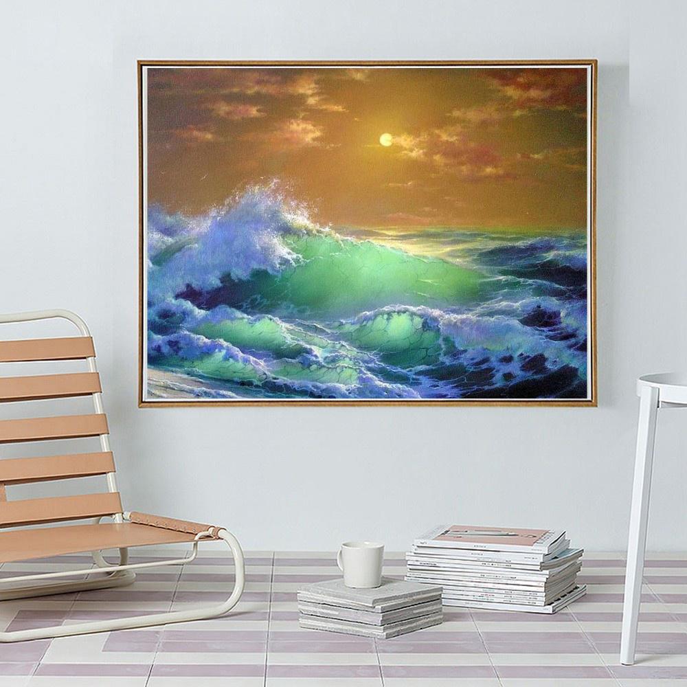 Diamond Art Landscape Diamond Painting 5D Full Cross-Stitch Diamond Painting Full Drill