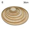 New Arrival Fruit Bread Basket Fruit Bread Basket Weaving Bamboo Sieve DIY Decorative Storage Trays Raft Round Dustpan