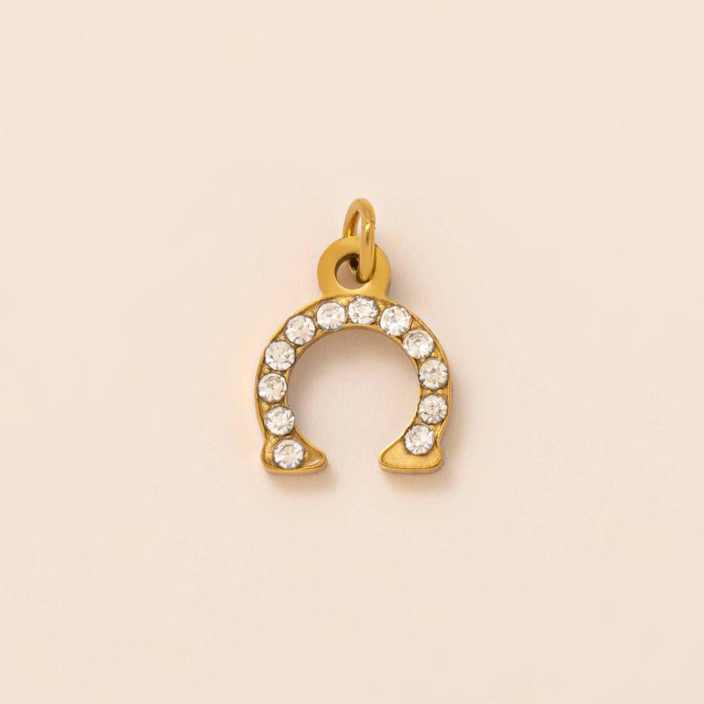 18K Gold Retention Stainless Steel Star Cloud Pendant DIY Accessory
